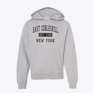 East Cobleskill New York Classic Established Youth Hoodie