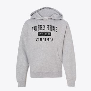 Van Buren Furnace Virginia Classic Established Youth Hoodie