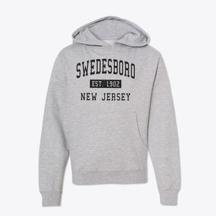 Swedesboro New Jersey Classic Established Youth Hoodie