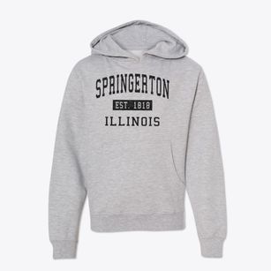 Springerton Illinois Classic Established Youth Hoodie