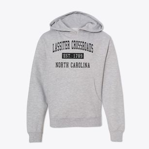 Lassiter Crossroads North Carolina Classic Established Youth Hoodie