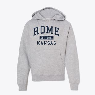 Rome Kansas Classic Established Youth Hoodie