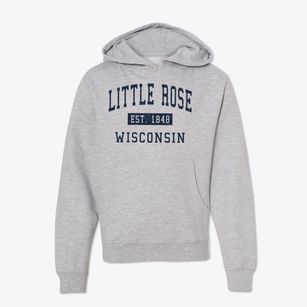 Little Rose Wisconsin Classic Established Youth Hoodie