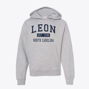 Leon North Carolina Classic Established Youth Hoodie