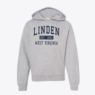 Linden West Virginia Classic Established Youth Hoodie