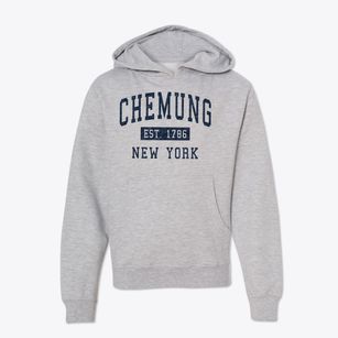 Chemung New York Classic Established Youth Hoodie