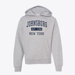 Johnsburg New York Classic Established Youth Hoodie