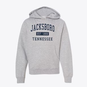 Jacksboro Tennessee Classic Established Youth Hoodie