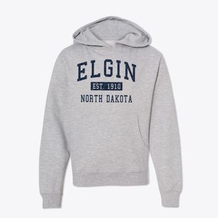 Elgin North Dakota Classic Established Youth Hoodie