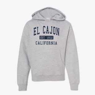 El Cajon California Classic Established Youth Hoodie