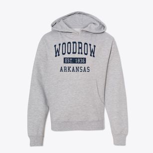 Woodrow Arkansas Classic Established Youth Hoodie