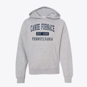 Canoe Furnace Pennsylvania Classic Established Youth Hoodie