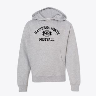 Waukesha North High School Classic Football Youth Hoodie