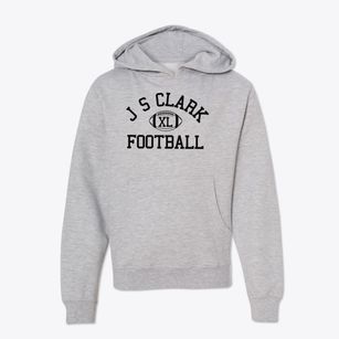 J S Clark Magnet School Classic Football Youth Hoodie