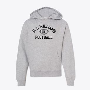 M L Williams Junior High School Classic Football Youth Hoodie