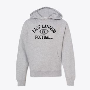 East Lansing High School Classic Football Youth Hoodie