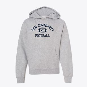New Community School Classic Football Youth Hoodie