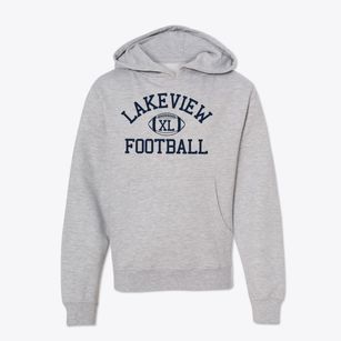Lakeview Christian School Classic Football Youth Hoodie