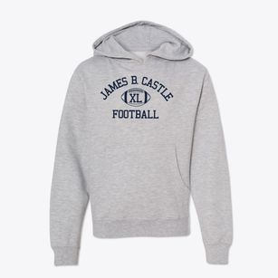 James B. Castle High School Classic Football Youth Hoodie