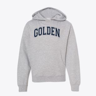 Golden Years 2000 School Varsity Arch Youth Hoodie