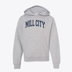 Mill City Montessori School Varsity Arch Youth Hoodie