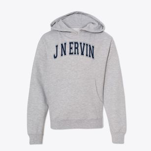 J N Ervin Elementary School Varsity Arch Youth Hoodie