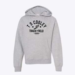 T S Cooley Elementary School Track and Field Youth Hoodie