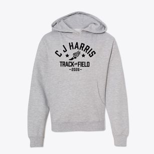 C J Harris Elementary School Track and Field Youth Hoodie