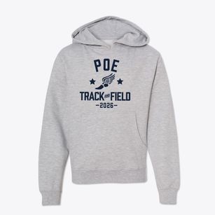 Poe Elementary School Track and Field Youth Hoodie