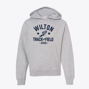 Wilton High School Track and Field Youth Hoodie