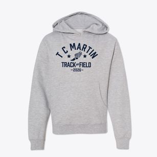 T C Martin Elementary School Track and Field Youth Hoodie