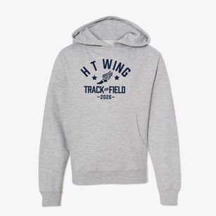 H T Wing Elementary School Track and Field Youth Hoodie