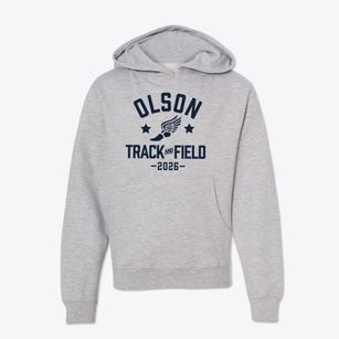 Olson Middle School Track and Field Youth Hoodie
