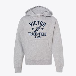 Victor Mravlag Elementary School 21 Track and Field Youth Hoodie