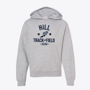 Hill Middle School Track and Field Youth Hoodie