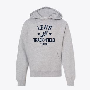 Lea's Christian School Track and Field Youth Hoodie
