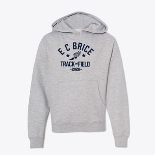 E C Brice Elementary School Track and Field Youth Hoodie
