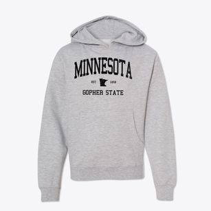  Minnesota Slogan Youth Hoodie