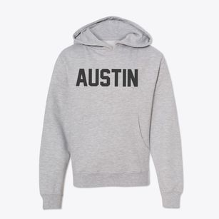 Austin Minnesota Classic Block Youth Hoodie
