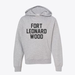 Fort Leonard Wood Missouri Classic Block Youth Hoodie