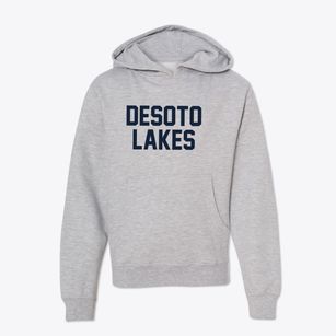 Desoto Lakes Florida Classic Block Youth Hoodie