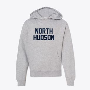 North Hudson Wisconsin Classic Block Youth Hoodie