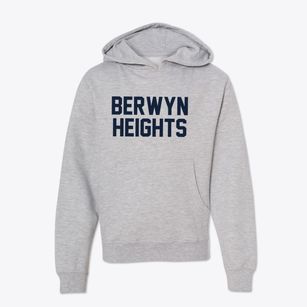 Berwyn Heights Maryland Classic Block Youth Hoodie