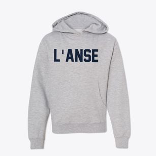 L'anse Michigan Classic Block Youth Hoodie