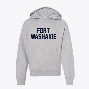Fort Washakie Wyoming Classic Block Youth Hoodie