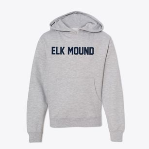 Elk Mound Wisconsin Classic Block Youth Hoodie