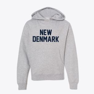 New Denmark Wisconsin Classic Block Youth Hoodie