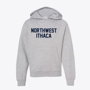Northwest Ithaca New York Classic Block Youth Hoodie
