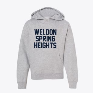 Weldon Spring Heights Missouri Classic Block Youth Hoodie