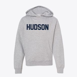 Hudson Wisconsin Classic Block Youth Hoodie